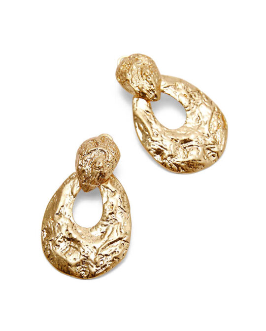 Irregular raised earrings